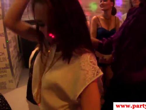 Party loving whore suck on big black cock