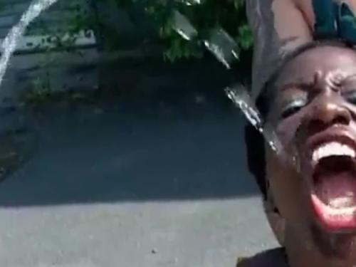 Black girl dp water sports