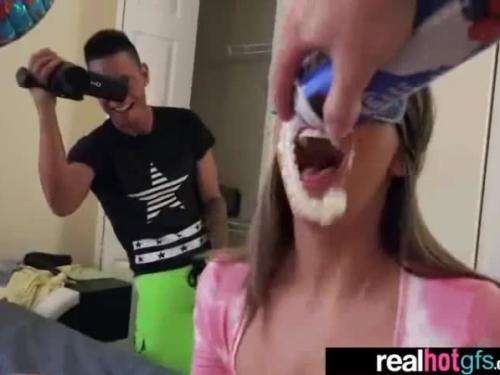 Sex action in front of camera with sexy actual gf (layla london) mov-20